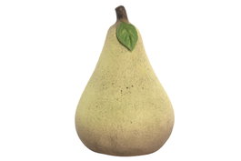 DKD Home Decor Figura de Cemento Pera Verde