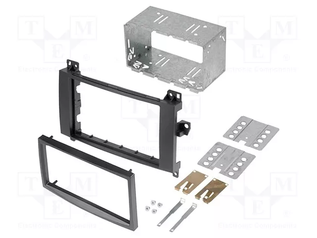 ACV Bastidor de montaje de radio 2 DIN para Mercedes, negro ACV Bastidor de montaje de radio 2 DIN para Mercedes, negro