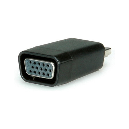 Adaptador HDMI a VGA Negro Adaptador HDMI a VGA Negro