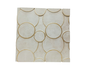 DKD Home Decor Decoración de Pared MDF Círculos Blanco 90x90 cm