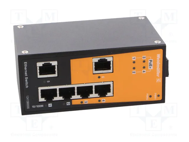 WEIDMÜLLER IE-SW-BL06-2TX-4POE switch PoE Ethernet no administrado