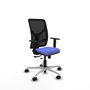PIQUERAS Y CRESPO Silla de oficina Motilla con mecanismo Sincro/Traslack Azul claro/Negro