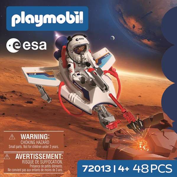 Playmobil City Action Planeador Espacial de la ESA - Juguete de Construcción para Niños de 4 a 10 Años