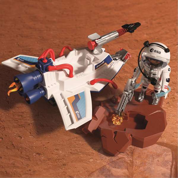 Playmobil City Action Planeador Espacial de la ESA - Juguete de Construcción para Niños de 4 a 10 Años