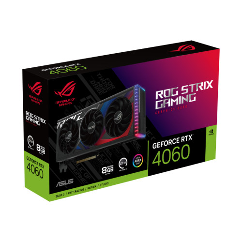 ASUS ROG -STRIX-RTX4060-8G-GAMING NVIDIA GeForce RTX­ 4060 8 GB GDDR6