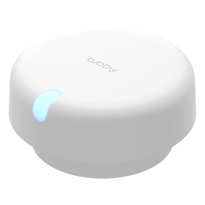 Aqara Sensor de Presencia FP2 (PS-S02D), Sensor de Luz y Movimiento, Conexión Wi-Fi Inalámbrico/Alámbrico, IPX5, Blanco, Compatible con Alexa & Google Assistant