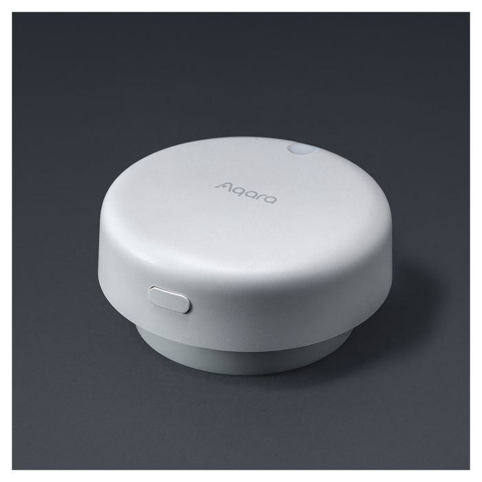 Aqara Sensor de Presencia FP2 (PS-S02D), Sensor de Luz y Movimiento, Conexión Wi-Fi Inalámbrico/Alámbrico, IPX5, Blanco, Compatible con Alexa & Google Assistant
