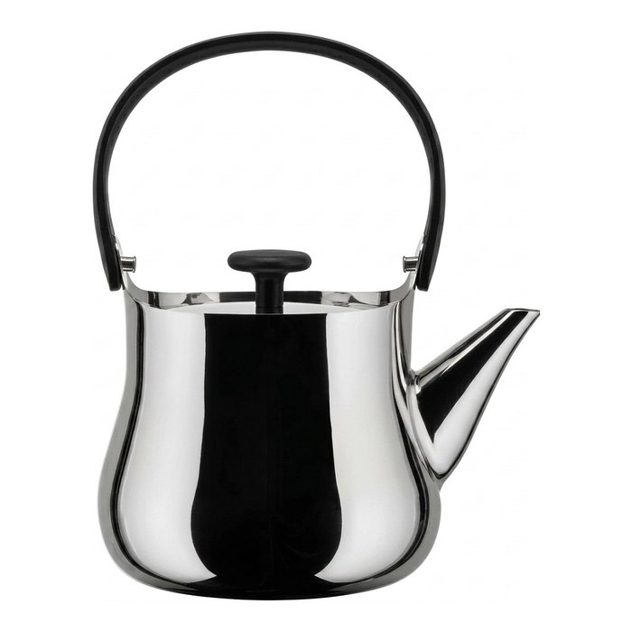 Alessi Cha NF01 Hervidor y Tetera en Acero Inoxidable