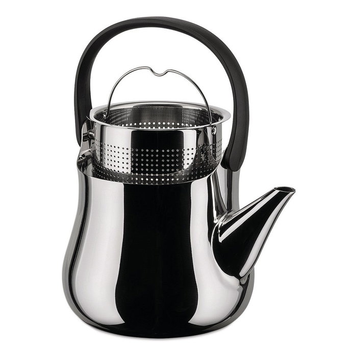 Alessi Cha NF01 Hervidor y Tetera de Acero Inoxidable Alessi Cha NF01 Hervidor y Tetera de Acero Inoxidable