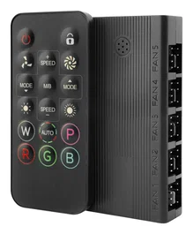 Mars Gaming MF-HUB Controlador Hub para Ventiladores ARGB Negro