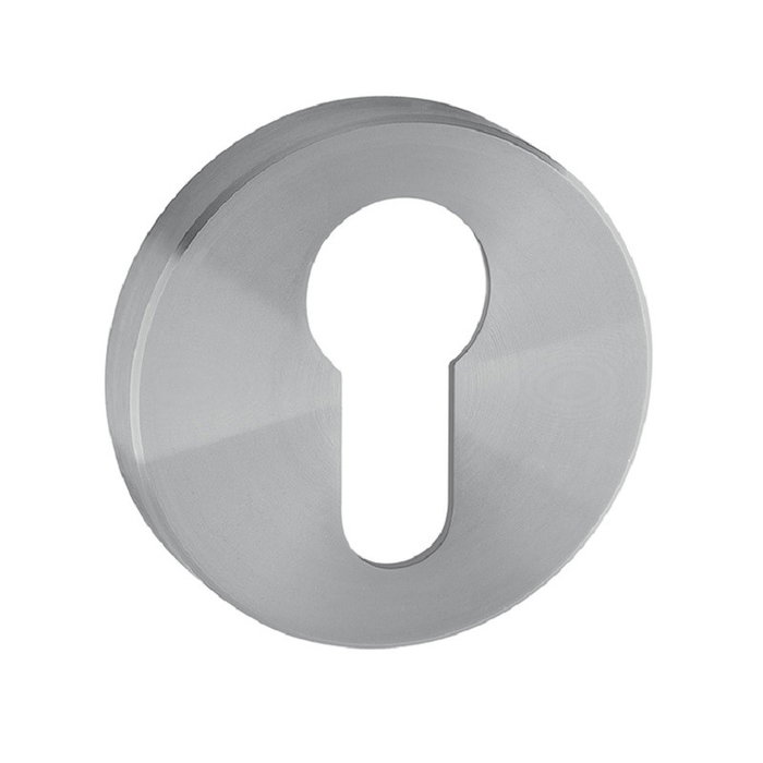 ARTICULOS INOXIDABLES Bocallave Redonda IN.04.28R.Y08.N para Cilindro Europeo - Acero Inoxidable Satinado con Base Interior de Nylon ARTICULOS INOXIDABLES Bocallave Redonda IN.04.28R.Y08.N para Cilindro Europeo - Acero Inoxidable Satinado con Base Interior de Nylon