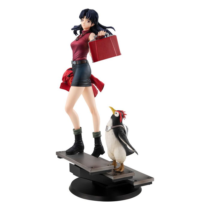 Megahouse Rebuild of Evangelion Estatua Gals Misato Katsuragi & Pen Pen Megahouse Rebuild of Evangelion Estatua Gals Misato Katsuragi & Pen Pen