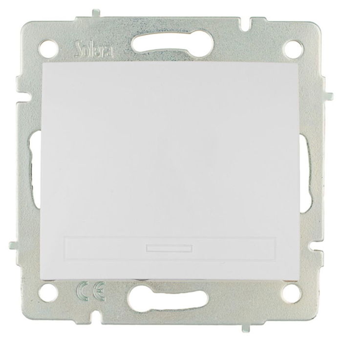 Solera Interruptor bipolar 10AX 250V Serie Europa ERP22QC Embornamiento Rápido Blanco Solera Interruptor bipolar 10AX 250V Serie Europa ERP22QC Embornamiento Rápido Blanco