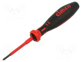 CIMCO Destornillador aislado Phillips PH0 con punta de 60 mm