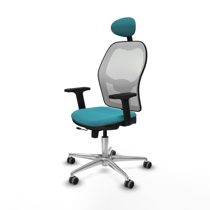 PIQUERAS Y CRESPO Silla de oficina Jorquera Turquesa y Blanco PIQUERAS Y CRESPO Silla de oficina Jorquera Turquesa y Blanco