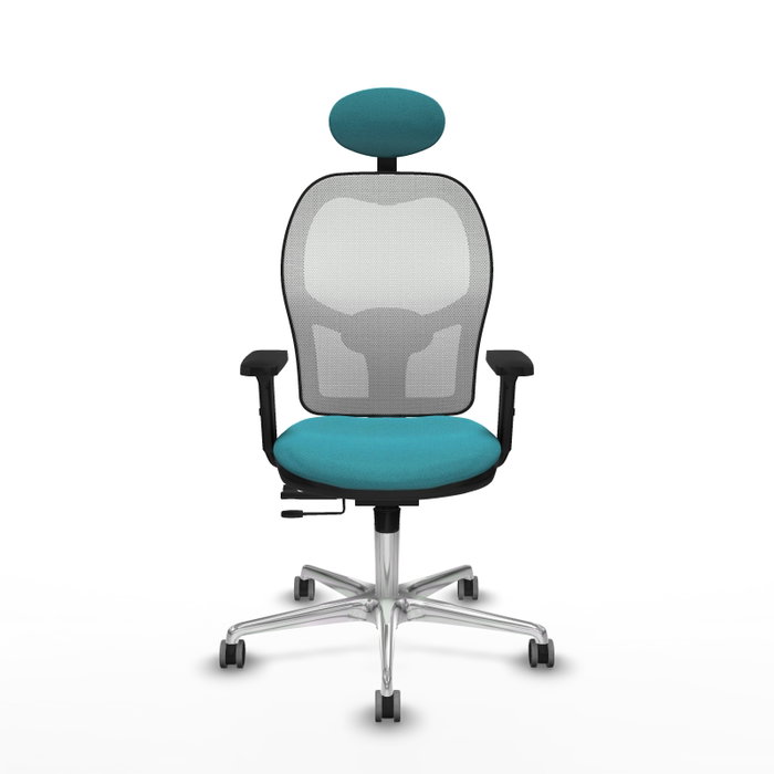 PIQUERAS Y CRESPO Silla de oficina Jorquera Turquesa y Blanco PIQUERAS Y CRESPO Silla de oficina Jorquera Turquesa y Blanco