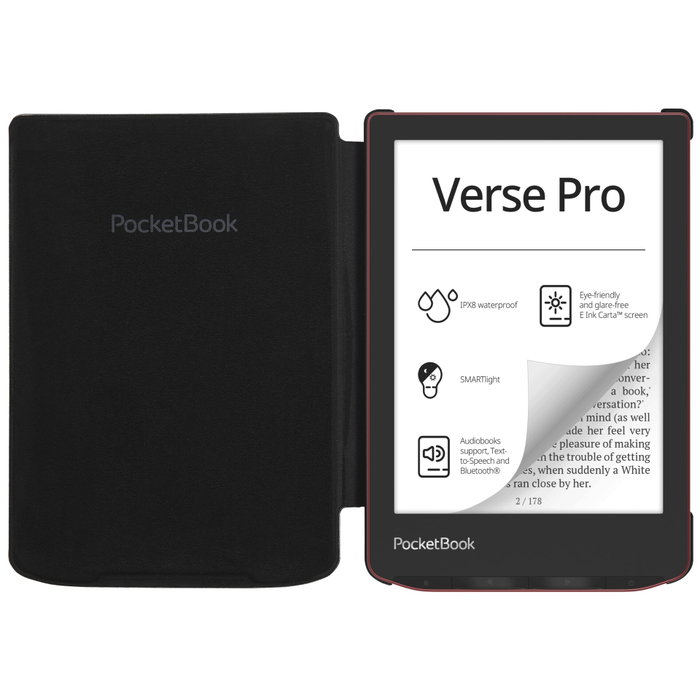 PocketBook Shell Funda Negra para Verse y Verse Pro