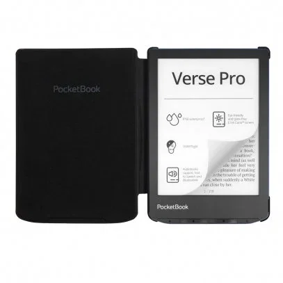 Pocketbook H-S-634-K-WW Funda para Ebook / Libro Electrónico 6" (15.2 cm) compatible con PocketBook Verse y Verse Pro, Negro Pocketbook H-S-634-K-WW Funda para Ebook / Libro Electrónico 6" (15.2 cm) compatible con PocketBook Verse y Verse Pro, Negro