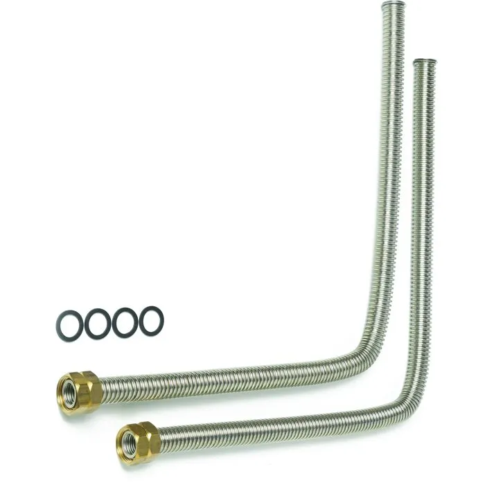 BWT Kit de Conexión para Descalcificador Perla Silk Incluye Válvula Bypass, 2 Flexibles 3/4", Prefiltro y Sifón BWT Kit de Conexión para Descalcificador Perla Silk Incluye Válvula Bypass, 2 Flexibles 3/4", Prefiltro y Sifón