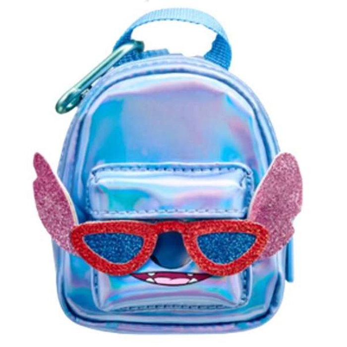 CEFA Real Littles Mochila Mini Stitch Disney Holográfica con Accesorios CEFA Real Littles Mochila Mini Stitch Disney Holográfica con Accesorios