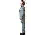Disfraz Payaso Adulto Hombre - Traje Chaqueta Pantalón Camisa Corbata Gris - Tallas XS S