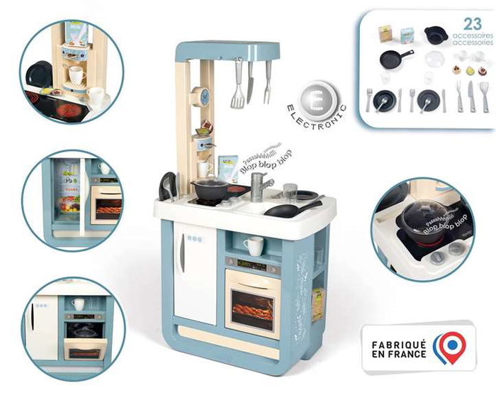 Smoby Cocina Bon Appetit con 23 Accesorios, Sonidos, 52,1x32,5x95,7 cm