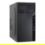 Inter-Tech IT-6505 Reto Micro Torre ATX Negro, Caja PC micro ATX, Diseño Retro con Soporte para Múltiples Bahías y Puertos USB