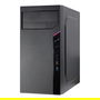Inter-Tech IT-6505 Reto Micro Torre ATX Negro, Caja PC micro ATX, Diseño Retro con Soporte para Múltiples Bahías y Puertos USB