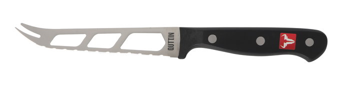 Inde Cuchillo para Quesos Blandos Acero Inoxidable 14 cm - Largo Total 30.7 cm (12 Unidades)