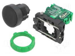 SCHNEIDER ELECTRIC Interruptor de presión Harmony XB5R negro 22mm