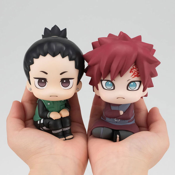 MEGAHOUSE Pack 2 Figuras Shikamaru Nara y Gaara Look up Naruto Shippuden 11cm