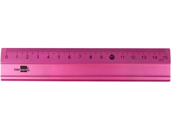 Liderpapel Regla 15 cm Aluminio Colores Surtidos Liderpapel Regla 15 cm Aluminio Colores Surtidos