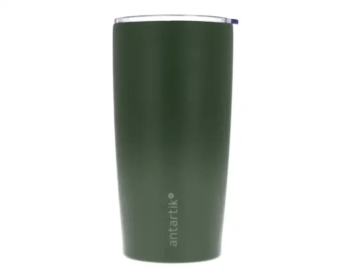 Antartik Vaso térmico Antartik Mono tapa hermética verde militar 520 ml