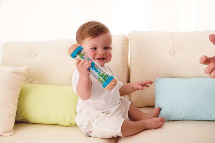 Hape Cuenta Gotas de Lluvia Azul 20x5x5 cm Madera contrachapada, Haya, ABS, PMMA