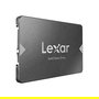 Lexar NS100 SSD 256 GB SATA III 2.5", 520 MB/s, Resistente a Golpes, 128 TBW - Para PC/Portátil