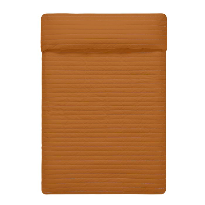 Colcha Reversible HappyFriday Basic Dash Naranja 270 x 260 cm Colcha Reversible HappyFriday Basic Dash Naranja 270 x 260 cm