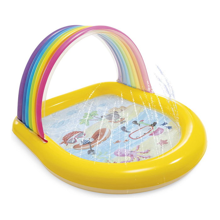 Intex Piscina Hinchable Infantil Arcoíris con Rociador Intex Piscina Hinchable Infantil Arcoíris con Rociador
