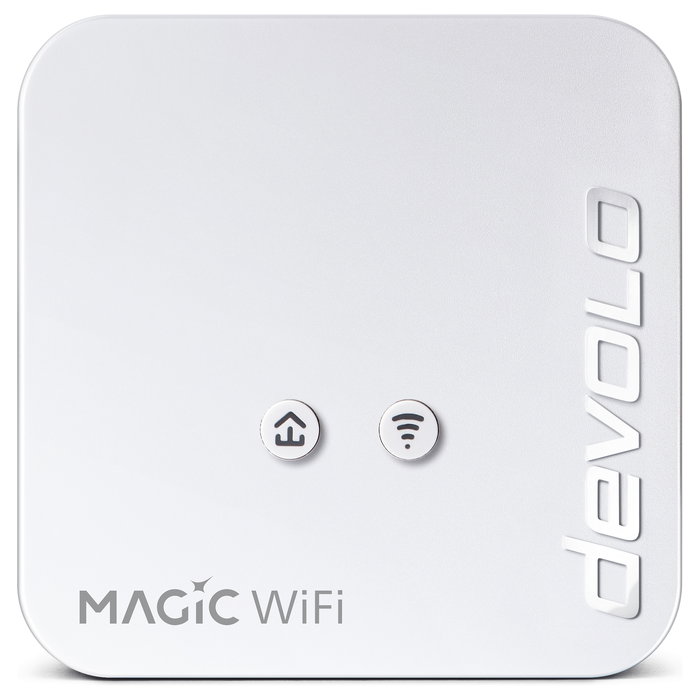 Devolo Magic 1 WiFi mini 1200 Mbps Powerline Adaptador Wi-Fi 4 (802.11n) 1 Puerto Gigabit Ethernet HomePlug AC Blanco - Dispositivo PLC + WLAN