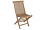 DKD Home Decor Silla Terraza Y Jardin Marron Teca Plegable 40 x 90 x 45 cm