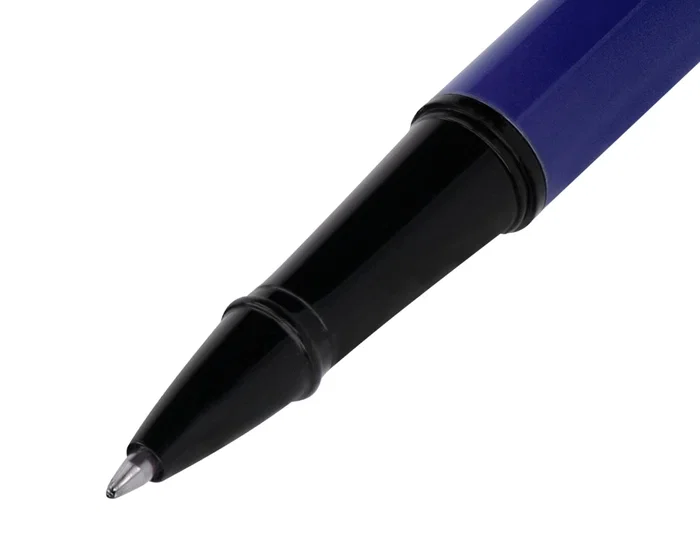 Belius Roller Turbo Aluminio Azul/Negro, Tinta Negra 0.7mm, Diseño Inspirado en Carreras con Caja Magnética