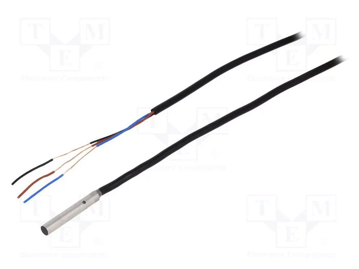 OMRON E2E-C04S12-WC-C1 2M Sensor Inductivo NPN/NO Ø4mm OMRON E2E-C04S12-WC-C1 2M Sensor Inductivo NPN/NO Ø4mm