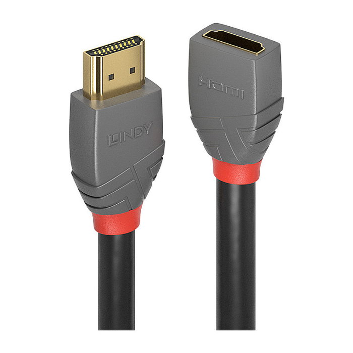 Lindy Cable de extensión HDMI 2.0 Anthra Line 3 m Negro