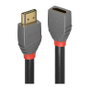 Lindy Cable de extensión HDMI 2.0 Anthra Line 3 m Negro