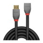 Lindy Cable de extensión HDMI 2.0 Anthra Line 3 m Negro