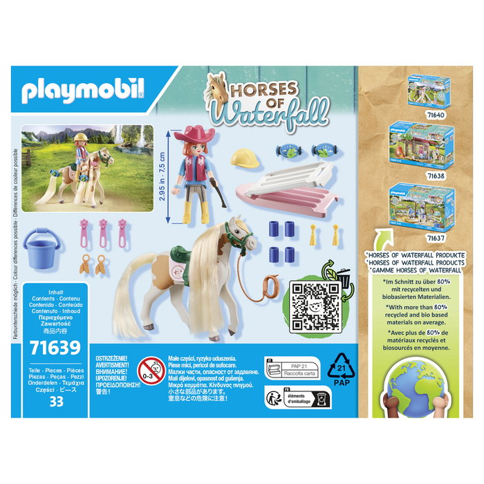 Playmobil Ellie con caballo 71639 Playmobil Ellie con caballo 71639