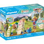 Playmobil Ellie con Caballo y Accesorios para Peinar el Pelo