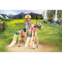 Playmobil Ellie con Caballo y Accesorios para Peinar el Pelo