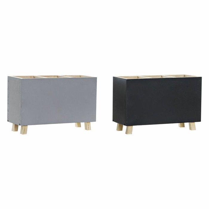 DKD Home Decor Organizador de Madera 18x7,5x12, Surtido de 2 unidades DKD Home Decor Organizador de Madera 18x7,5x12, Surtido de 2 unidades