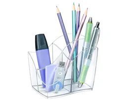 Cep Cubilete portalapices gama ellypse plastico transparente 118x89x98 mm