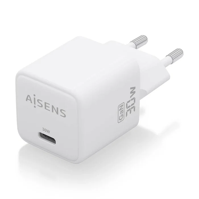 Aisens Cargador GaN 30W USB-C Blanco
